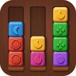 Ícone de Wood Sort - Color Puzzle Game