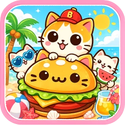 Ícone de Burger Cats: Restaurant Tycoon